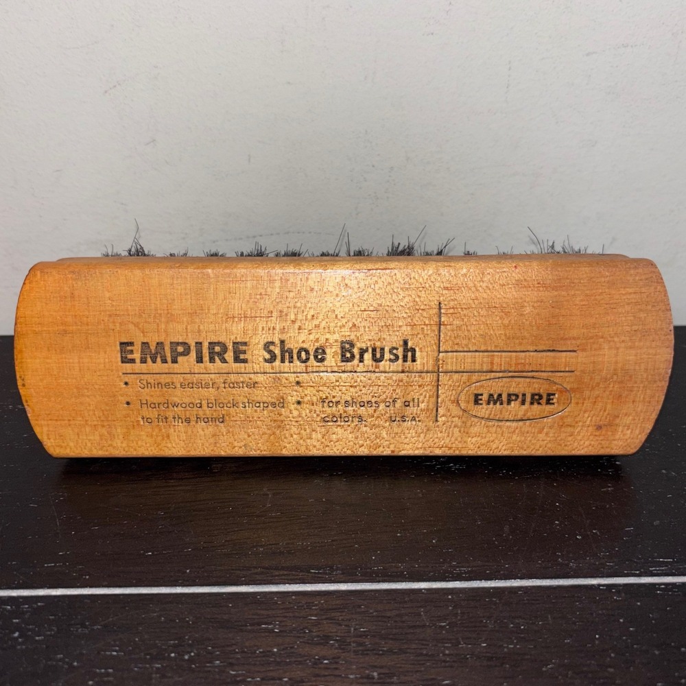 Vintage | Empire Shoe‎ Shine Brush | USA | All Color Shoes